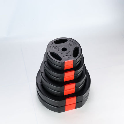 Dumbbell Set Adjustable 15KG Home Gym Fitness Training 3 Grip Weight Plates