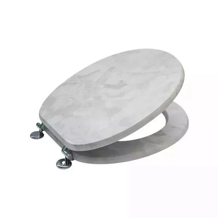 18" MDF UNIVERSAL BATHROOM WC TOILET SEAT QUICK EASY FIT WOODEN 18INCH
