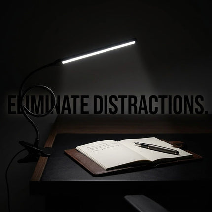 LED Clip Desk Lamp USB Reading Night Light Flexible  Adjustable Study Bed Lamp