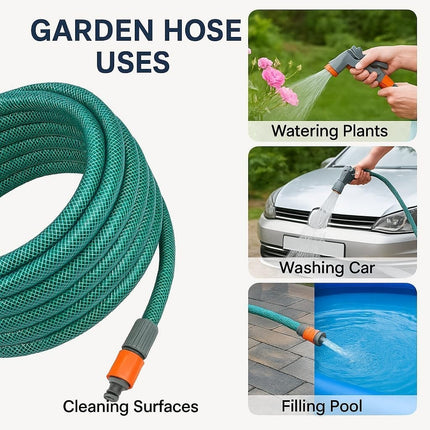 150M Reinforced PVC Garden Hose Set