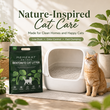 Bentonite Cat Litter Fast Clumping Unscented Dust Free Odour Control 10L