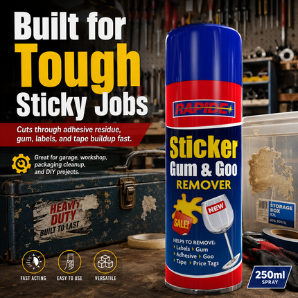 Sticker Remover Spray Gel Label Adhesive Cleaner 250ml