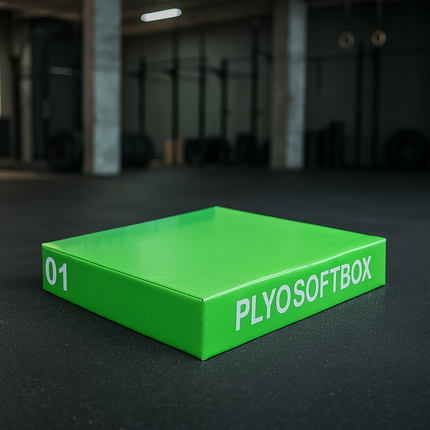 15cm Soft Green Plyometric Jump Box Stackable Foam Gym Fitness Exercise Equipmen