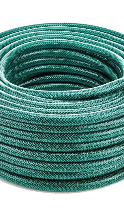 Reinforced 10M PVC Garden Hose Pipe with Water Spray and Fittings for Home Use