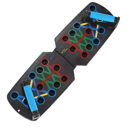 Foldable 14 in 1 Push Up Board Fitness Workout Train Gym Muscle Exercise Press