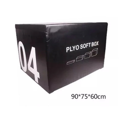 60cm Soft Foam Plyometric Jump Box Stackable Gym Fitness Exercise Equipment