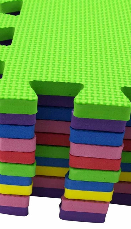 Color Eva Foam Mats Soft Floor Tiles Interlocking Kids Play Gym Exercise 60x60cm