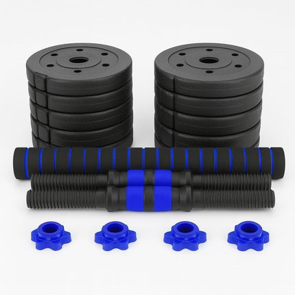 Adjustable Dumbbell & Barbell Set