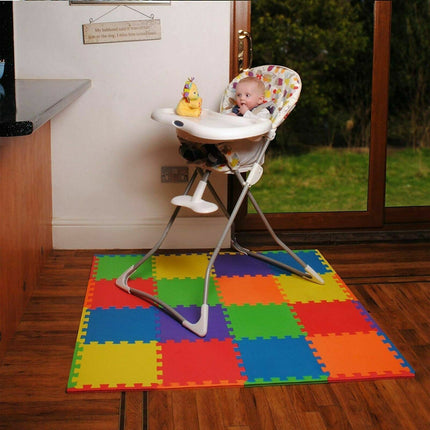 Color Eva Foam Mats Soft Floor Tiles Interlocking Kids Play Gym Exercise 60x60cm