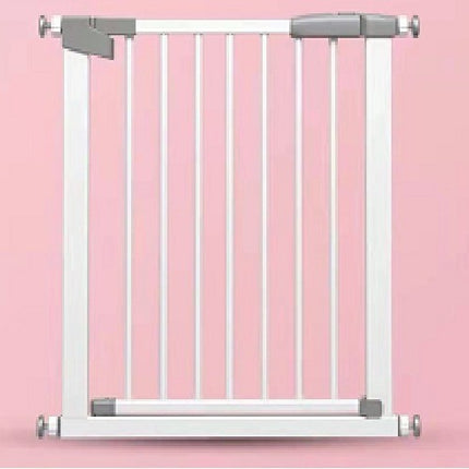 Baby Stair Gate | Pressure Fit Auto-Close Child & Pet Safety Gate – White