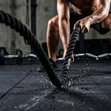 Battle Rope 9m Workout Cardio Exercise Gym Sled Heavy Duty Pull Rope 38mm