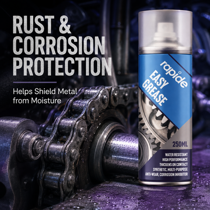 2x Easy Grease Spray Lubricant Synthetic Oil Waterproof Rust Protection 250ml
