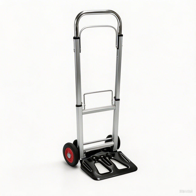 Hand Trolley Folding Sack Truck 90KG Lightweight Steel Aluminium Platform Cart