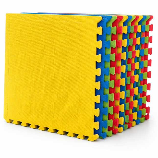 Color Eva Foam Mats Soft Floor Tiles Interlocking Kids Play Gym Exercise 60x60cm