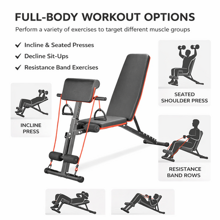 Multi-Position Adjustable Weight Bench
