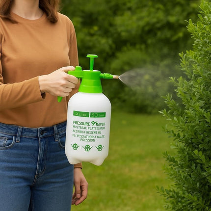 Pack of 2 – 3L Garden Pressure Sprayer Hand Pump Portable Weed & Chemical Bottle