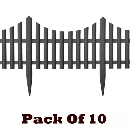10PCS Garden Border Edging Panels