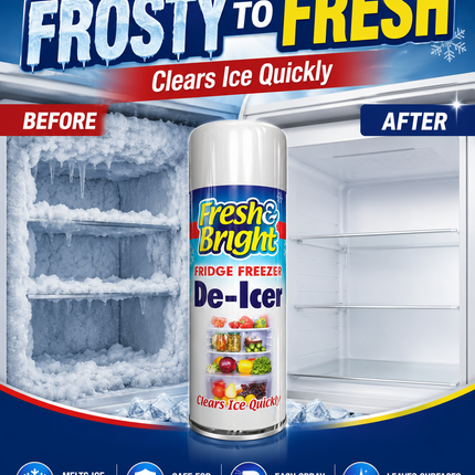 Fridge Freezer De Icer Spray 200ML Fast Defrost