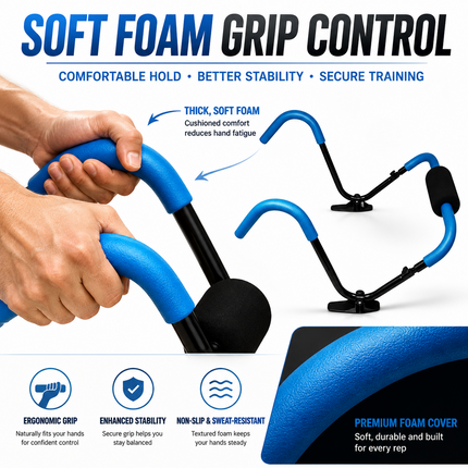 Fitness Ab Trimmer Sit Up Crunch Core Ab Roller Soft Foam Grip Gym Workout