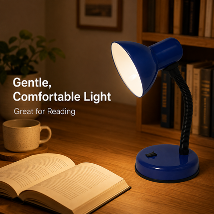Study Desk Lamp Flexible Neck E27 40W Simple Design for Study Work Room Home