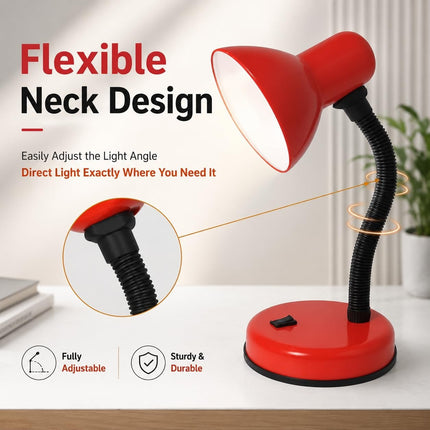 Study Desk Lamp Flexible Neck E27 40W Simple Design for Study Work Room Home