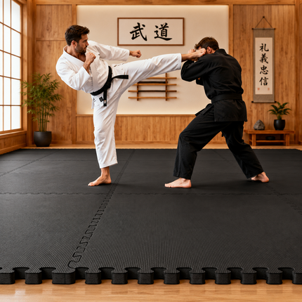 YOGA FLOOR MATS EXTRA THICK FLOORING INTERLOCKING EVA SOFT FOAM TILES 30x30cm