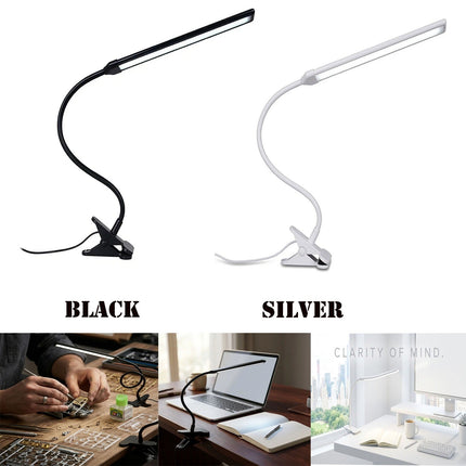 Desk Lamp  Adjustable Light  Flexible Clip On  for Home Office Reading