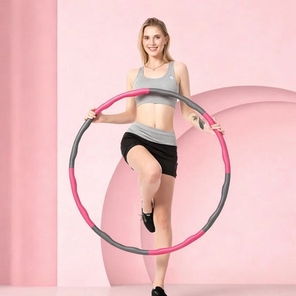 Weighted Exercise Hula Hoop 1 KG Foam Padded Adults Sport Fitness Personal Gym