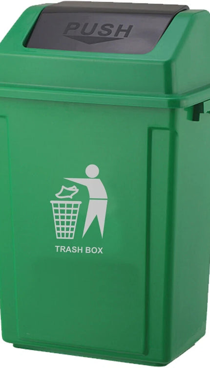 Large Swing Lid Recycling Bin for Kitchen & Home