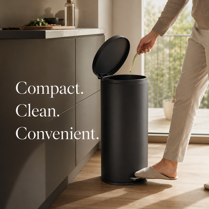 30L Pedal Bin With Removable Inner Bucket