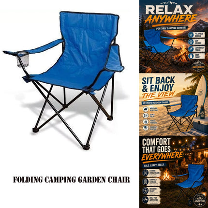 Folding Camping Chairs Lightweight Outdoor Garden Beach Picnic Portable Chair