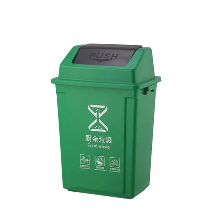 Large Swing Lid Recycling Bin for Kitchen & Home