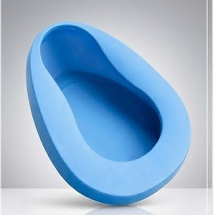 Heavy Duty PP Bedpan Adults Elderly Disabled Firm Thick Stable Bed Urinal 36.5cm