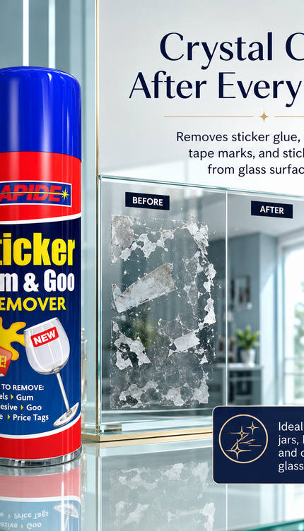 2-Pack Sticker Gum Remover Spray Label Goo Tape Adhesive Price Tag Cleaner 250ml