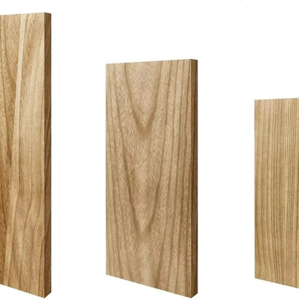 Floating Shelf Set of 3 Wall Mounted Paulownia Wood Display Rack Unit