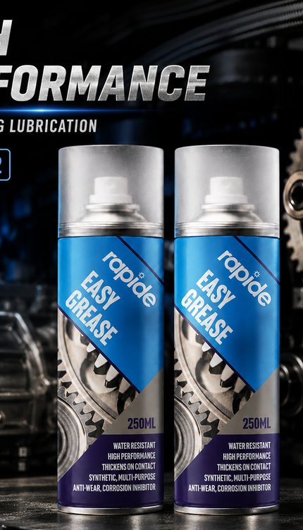 2x Easy Grease Spray Lubricant Synthetic Oil Waterproof Rust Protection 250ml