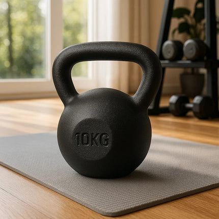 Cast Iron Kettlebell 4KG–20KG Strength Training Home Gym Fitness Weight Lifting
