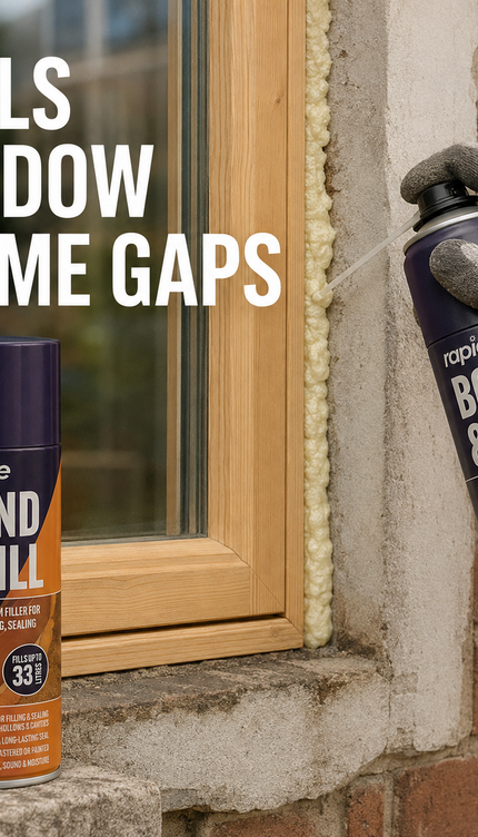 2X Expanding Foam Filler Spray 500ml PU Bond Fill Sealing CrackS Insulating Gap