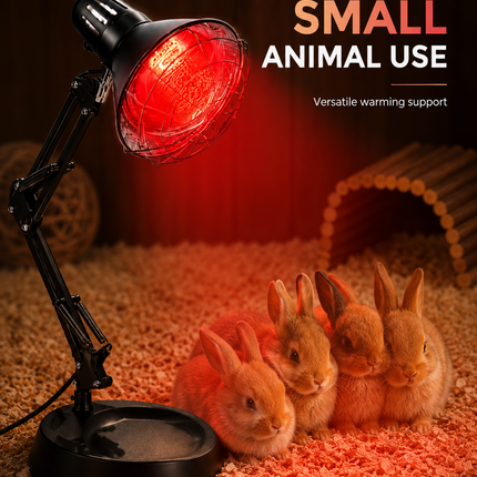 150W Infrared Heat Lamp Chick Brooder Light Poultry Chicken Duckling Heater