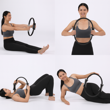 15" Pilates Ring Fitness Circle Exercise Equipment Toning Arms Thighs Leg & Core