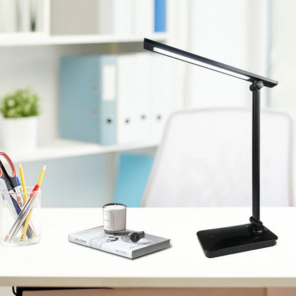 LED Table Lamp Eye-Caring Desk Light USB Rechargeable Touch Control 5 Modes