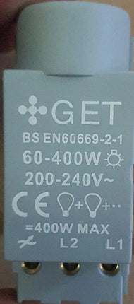 GET Push Dimmer Switch Module 240V On/Off Turn Adjust Replacement 40-400W