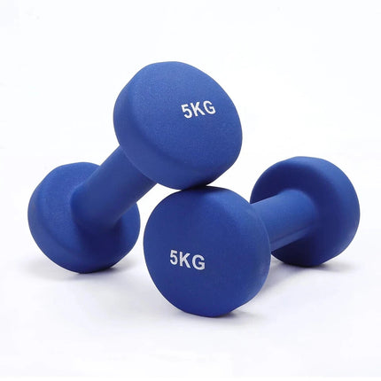 5kg Neoprene Dumbbells – Pair