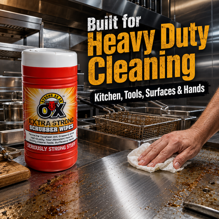 Scrubber Wipes 80 Pcs Heavy Duty Kitchen & Bathroom