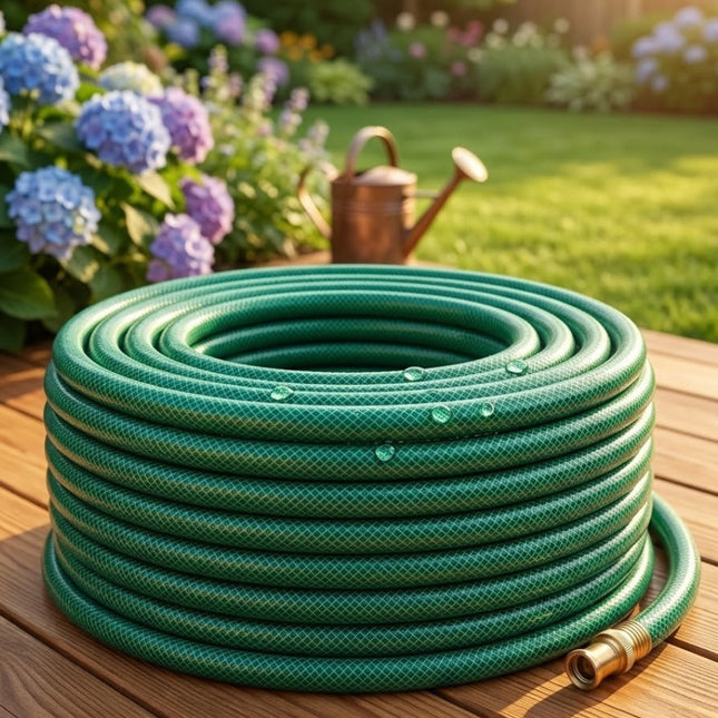 Reinforced PVC Garden Hose Reel Set (5m-200m)