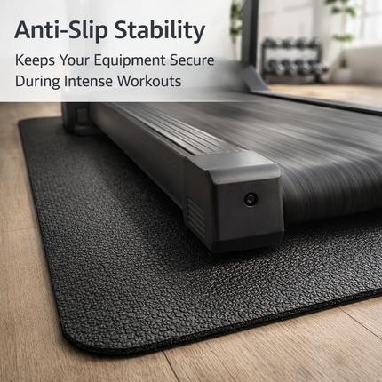 6mm Fitness Equipment Mat 180x75cm for Treadmill, Elliptical & Exercise Bike