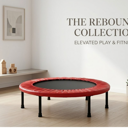 Kids Mini Trampoline 36" 40" 45" Portable Toddler Children Jumping Mat Rebounder