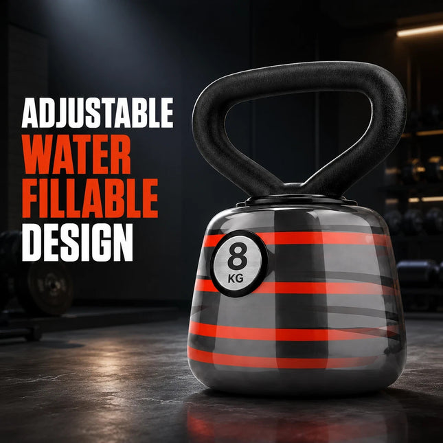 Water Filled Kettlebell Adjustable Portable Fitness Weight Home Gym Travel