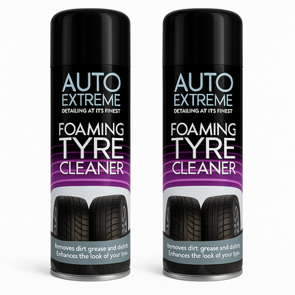 2x Foaming Tyre & Alloy Wheel Spray Cleaner 300ml