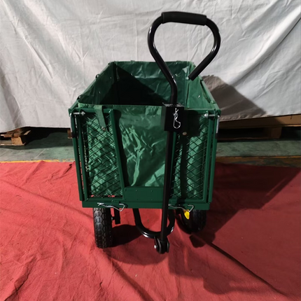 Garden Trolley TRAILER Deluxe High Sided Cart 500kg H Duty Festival Camping LARG